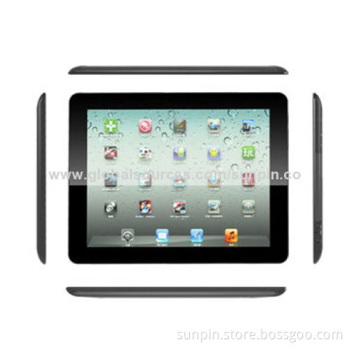 Bluetooth Wi-Fi 9.7-inch Tablet PC with Plastic or Metal Housing